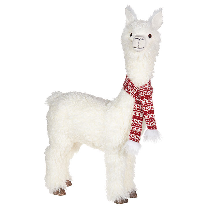 large plush llama