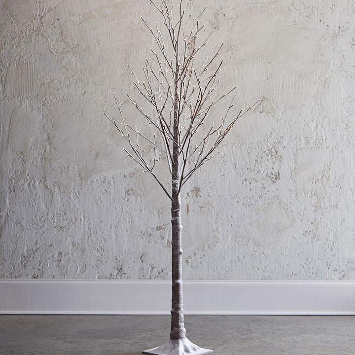 led 7 ft birch tree with 280 white lights