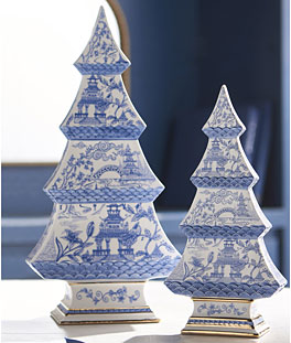 Chinoiserie Trees Set of 2 - From RAZ Imports - NEW