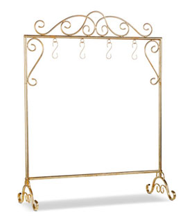 Gold Scrollwork Stocking Holder Stand - 42.5 Inch - NEW from RAZ 2023