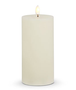 3 x 6 Inch Ivory Pillar Candle - Luminesce Flameless Candle Collection