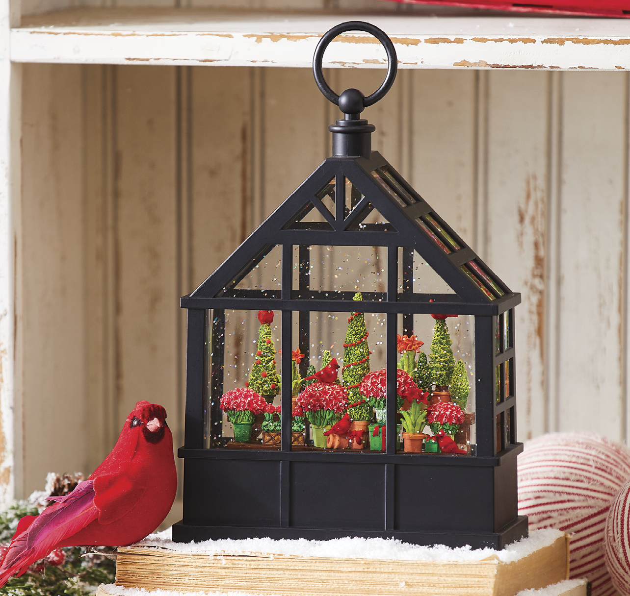 Gerson Company 42H Metal Antique Lantern Wreath Stand, 2 Assorted