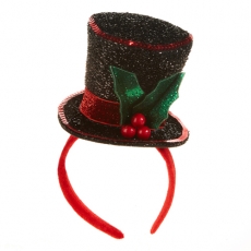 Snowman Top Hat Headband - 9.25 Inch