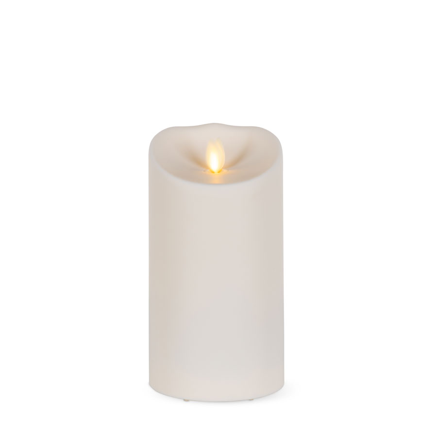 Outdoor Luminara 7 Inch Pillar Candle Battery Operated - Timer - Remote 