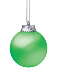 Illuminating Green Outdoor LED Pulsing 5"" Globe - Battery Powered Light Sensor