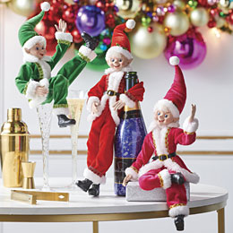 Posable Elf by RAZ Imports Christmas