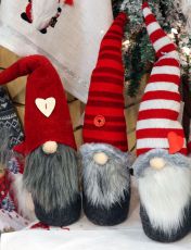 Plush Holiday Gnomes  Set of 3 Assorted - 12 Inch