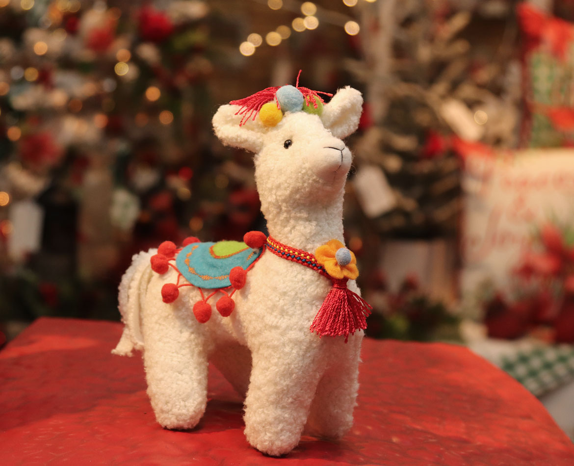 Christmas llama plush online