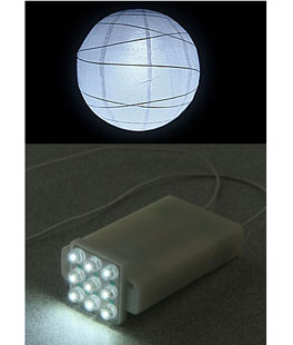 Paper Lantern Light - 9 Bright White LED's