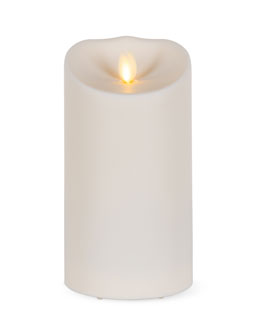 Outdoor Luminara 7 Inch Pillar Candle Battery Operated - Timer - Remote Ready