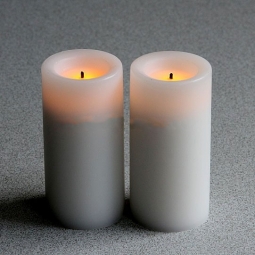 3 Inch Candle Impressions Wax Votive Candle White (Set Of 2)