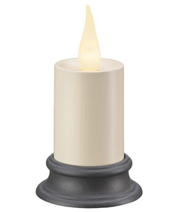 Affinity 3 Inch Votive Candle with Warm LED Flame - Tilt On Off