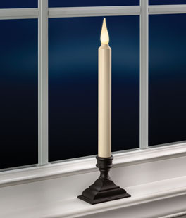 Affinity 12 Inch Taper Candle - 3D LED Flame Technology