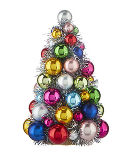 Ball Ornament Tree From RAZ - 10 Inch