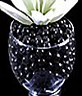 Black Water Gel Beads For Floral Arrangements