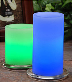 color changing candle