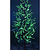 green sprial pre lit tree