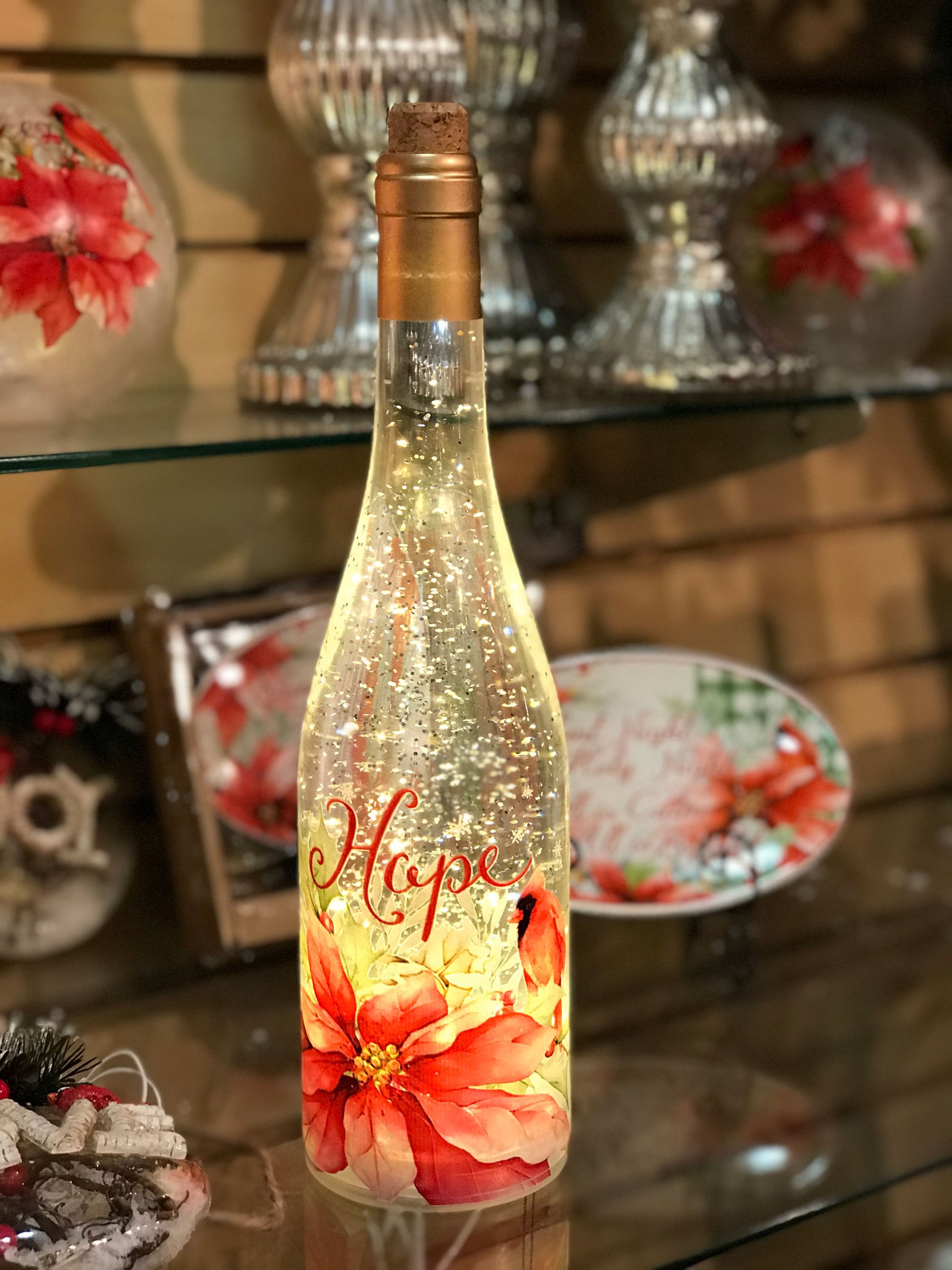 Ohio State Light Up Wine Bottle/ Decoration / Up-cycled Wine bottle / Wine  Lover Gift /Ohio State Decor / Night Light