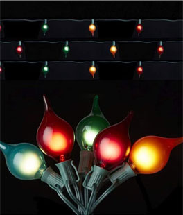 Kismet String Light 14 Feet - 15 Multi Color Lights On Green Wire - Connect Up To 8 Strands