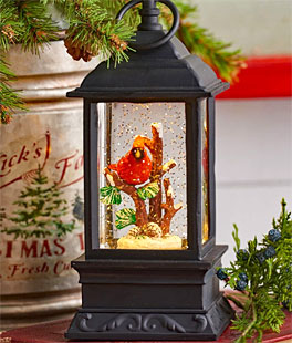 christmas glitter water lamp