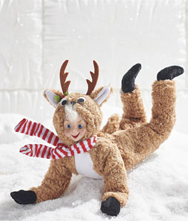 Reindeer Posable Elf 16 Inch