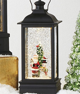 christmas glitter water lamp