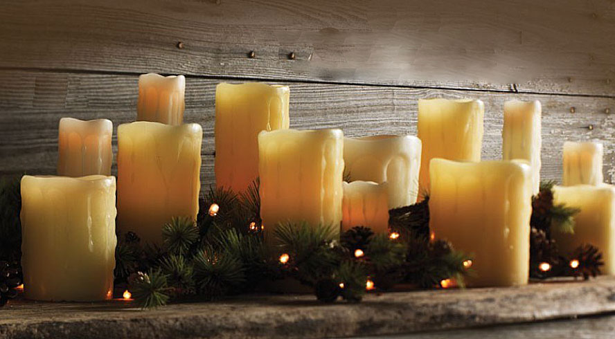 candles with timer &amp; battery operated